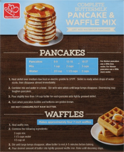 Harris Teeter™ Complete Buttermilk Pancake & Waffle Mix Perspective: back