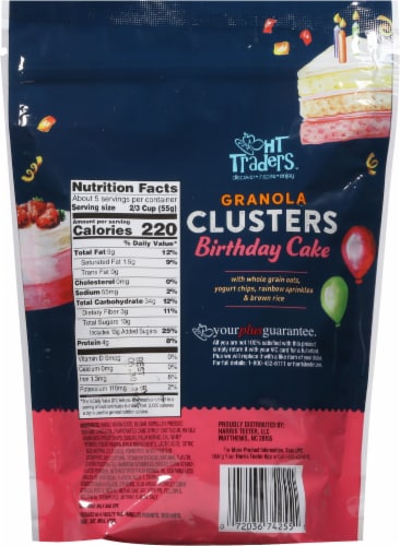 HT Traders Birthday Cake Granola Perspective: back