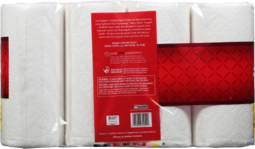 Harris Teeter™ Rugged & Reliable Paper Towels Double Rolls Perspective: back