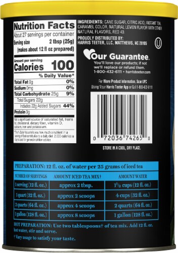 Harris Teeter® Lemon Iced Tea Mix Perspective: back