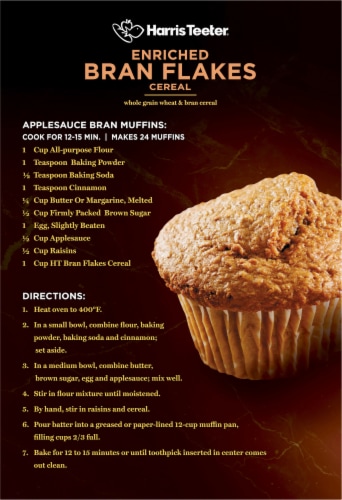 Harris Teeter® Enriched Bran Flakes Cereal Perspective: back
