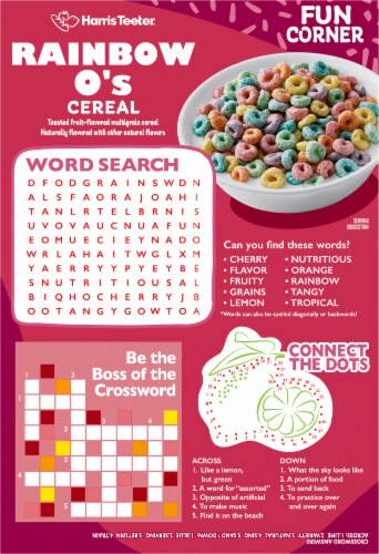 Harris Teeter® Rainbow O's Cereal Perspective: back