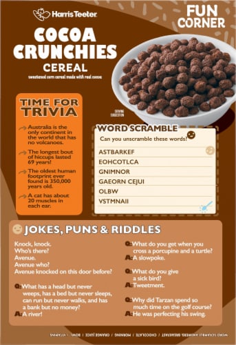 Harris Teeter® Cocoa Crunchies Cereal Perspective: back