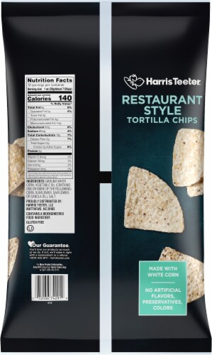 Harris Teeter® Restaurant Style Tortilla Chips Perspective: back