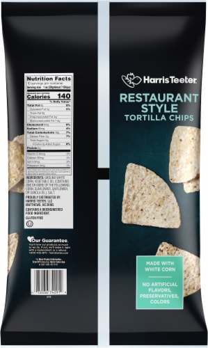 Harris Teeter® Restaurant Style Tortilla Chips Perspective: back