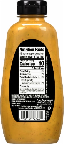 Harris Teeter® Sweet & Spicy Mustard Perspective: back