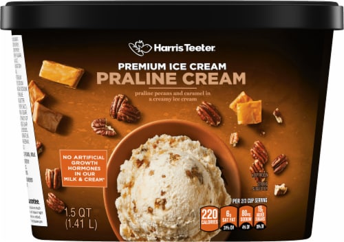 Harris Teeter® Premium Ice Cream Praline Cream Perspective: back
