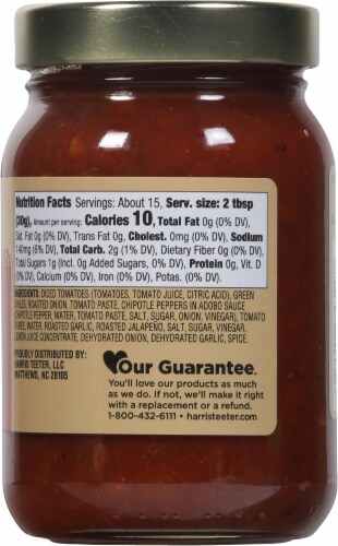 Harris Teeter® Medium Garlic Chipotle Salsa Perspective: back