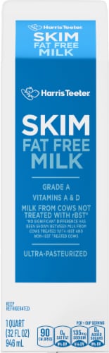 Harris Teeter® Fat Free Skim Milk Perspective: back