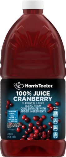 Harris Teeter® 100% Cranberry Juice Perspective: back
