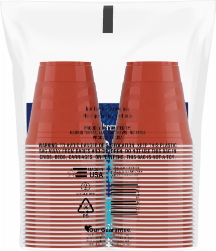Harris Teeter® Occassions Plastic Party Cups Perspective: back