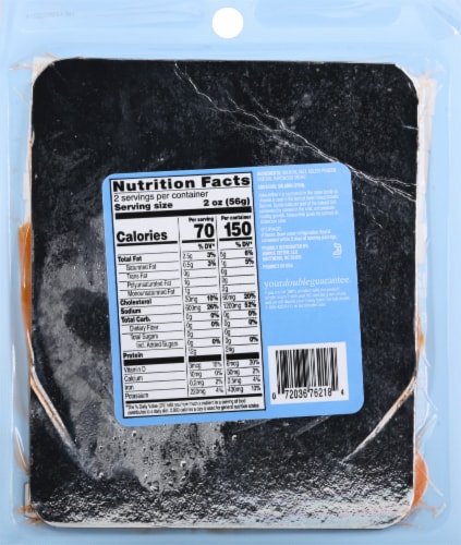 Harris Teeter™ Fishermans Market Naturally Smoked Nova Salmon Perspective: back