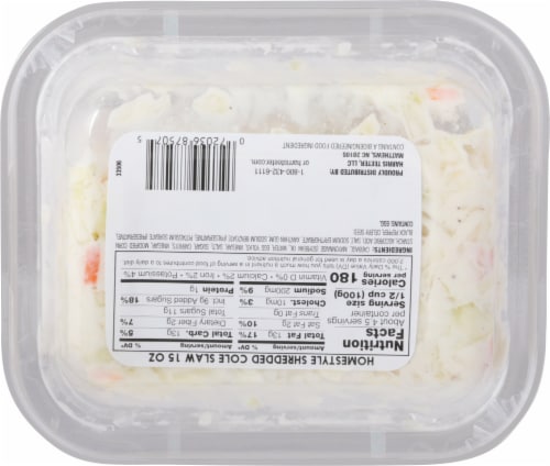 Harris Teeter™ Fresh Foods Market Homestyle Shredded Cole Slaw Perspective: back