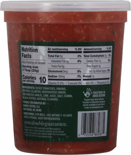 Harris Teeter Mild Salsa Perspective: back