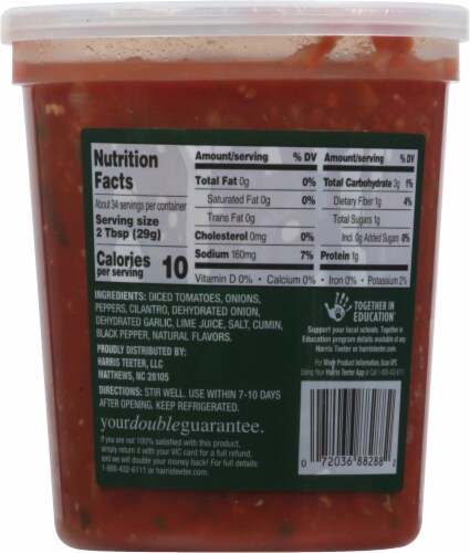 Harris Teeter™ Farmers Market Medium Fresh Salsa Perspective: back