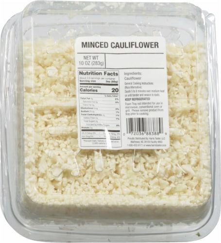 Minced Cauliflower Perspective: back