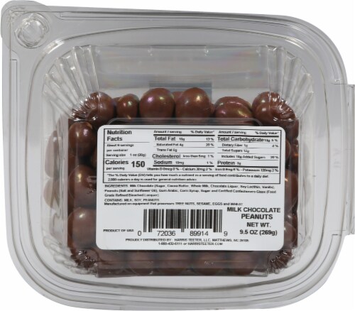 Harris Teeter Farmers Market™ Milk Chocolate Peanuts Perspective: back