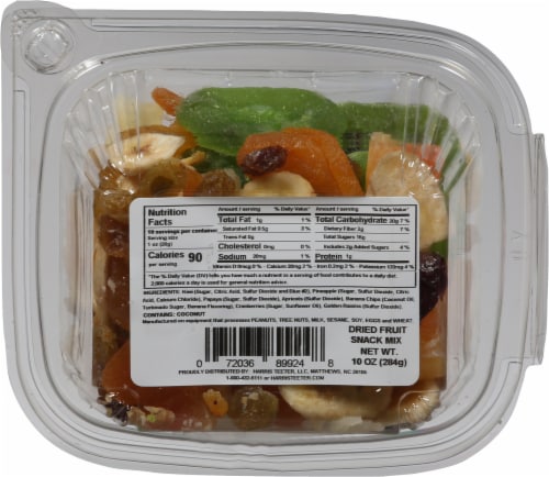 Harris Teeter Farmers Market™ Dried Fruit Snack Mix Perspective: back