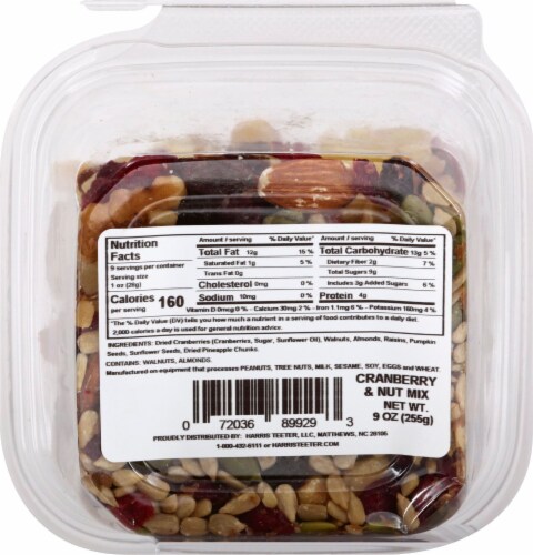 Harris Teeter Farmers Market™ Cranberry and Nut Mix Perspective: back