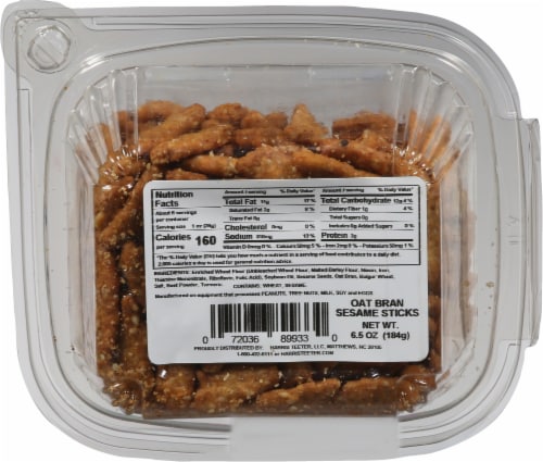 Harris Teeter Farmers Market™ Oat Bran Sesame Sticks Perspective: back