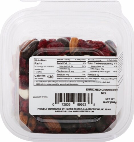Harris Teeter Farmers Market™ Enriched Cranberry Mix Perspective: back