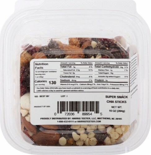 Harris Teeter Farmers Market™ Super Snack Chia Sticks Perspective: back