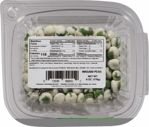 Harris Teeter Farmers Market™ Wasabi Peas Perspective: back