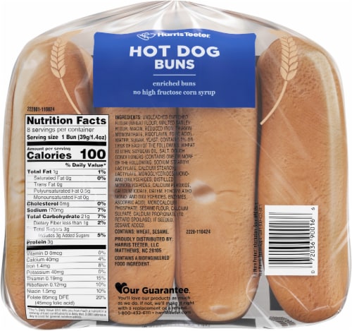 Harris Teeter™ 6" Hot Dog Buns Perspective: back