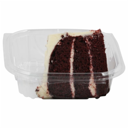 Fresh Foods Market Red Velvet Cake Slice Perspective: back