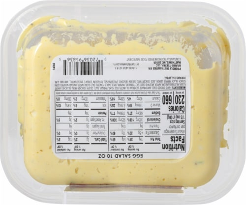 Harris Teeter Egg Salad Perspective: back