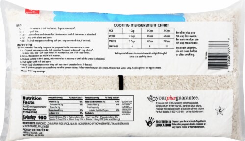Harris Teeter™ Enriched Long Grain White Rice Perspective: back