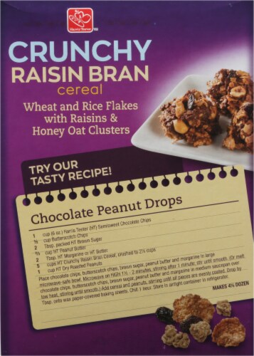 Harris Teeter™ Crunchy Raisin Bran Cereal Perspective: back