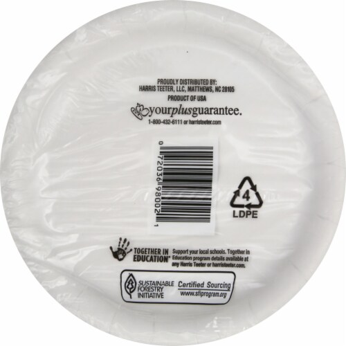 Harris Teeter 7 Inch Everyday Plates Perspective: back