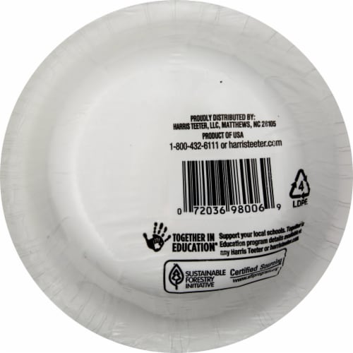 Harris Teeter 12-Ounce EveryDay Disposable Bowls Perspective: back