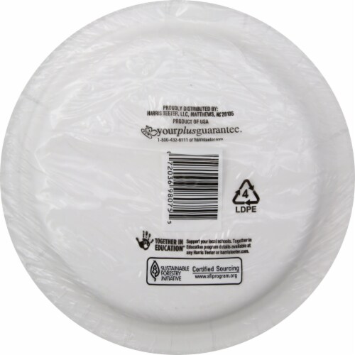 Harris Teeter™ 8.75" Paper Plates Perspective: back