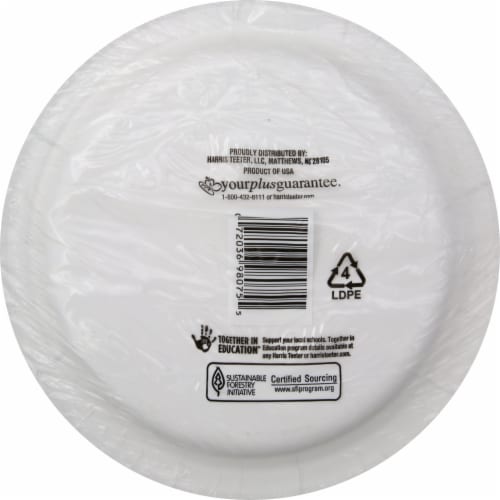 Harris Teeter™ 8.75" Paper Plates Perspective: back