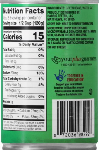 Harris Teeter™ French Style Green Beans Perspective: back