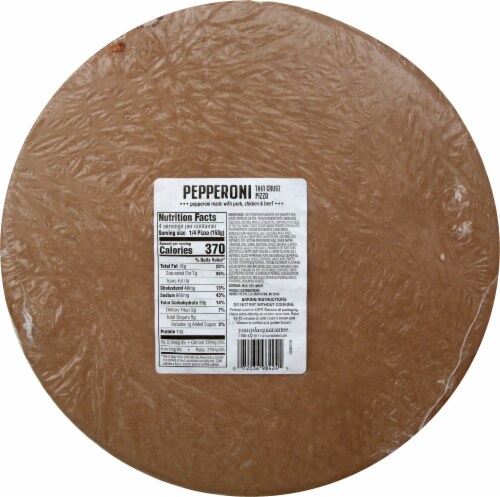 Harris Teeter™ Thin Crust Pepperoni Pizza Perspective: back