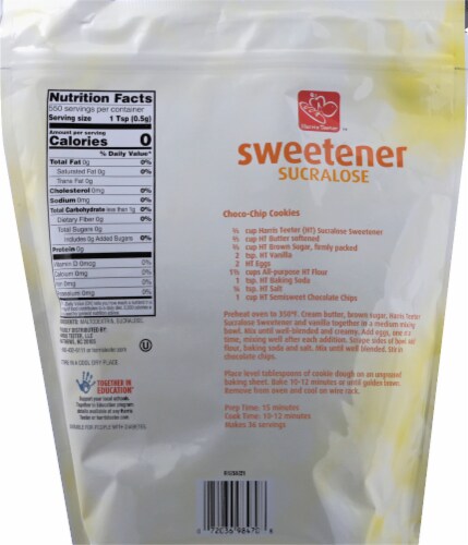 Harris Teeter™ Sucralose Sweetener Perspective: back