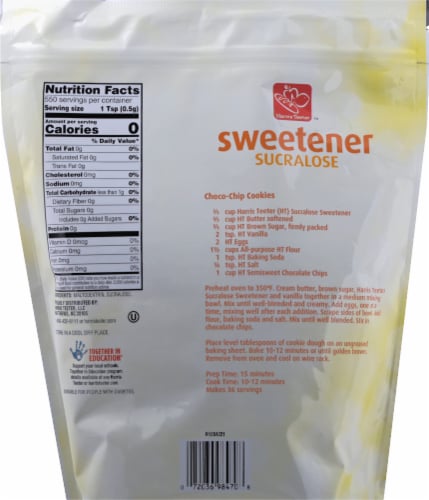 Harris Teeter™ Sucralose Sweetener Perspective: back