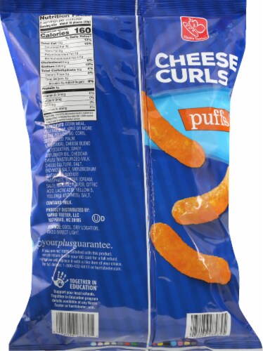 Harris Teeter™ Cheese Curls Puffs Snacks Perspective: back