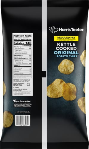 Harris Teeter™ Reduced Fat Kettle Cooked Potato Chips Perspective: back
