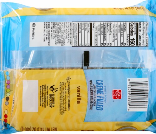 Harris Teeter Vanilla Creme Twist Tops Perspective: back