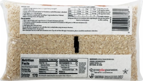 Harris Teeter Brown Rice Perspective: back