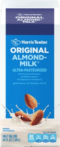 Harris Teeter™ Dairy Free Original Almond Milk Half Gallon Perspective: back