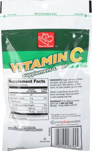 Harris Teeter Vitamin C Drops Perspective: back