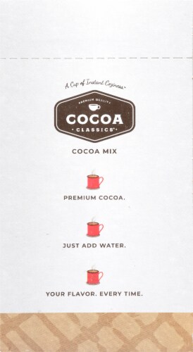 Cocoa Classics Raspberry & Chocolate Cocoa Mix Perspective: back