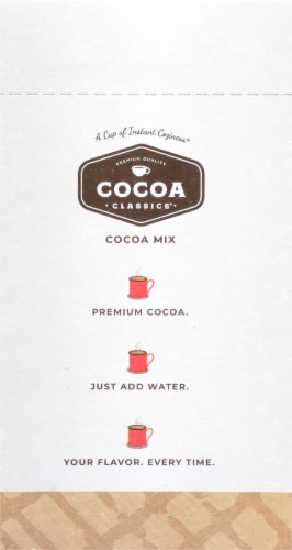 Cocoa Classics French Vanilla & Chocolate Cocoa Mix Perspective: back