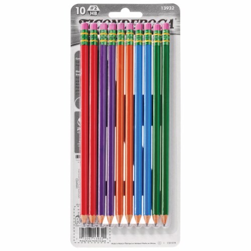 Ticonderoga® Pre-Sharpened Wood-Cased Pencils - Assorted Perspective: back