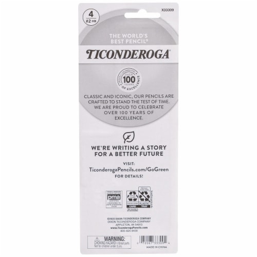 Ticonderoga® My First® #2 Pencils with Sharpener Perspective: back